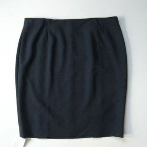 MM. Lafleur Cobble Hill 4.0 in Galaxy Blue Nep Suiting Pencil Skirt +2 NWT